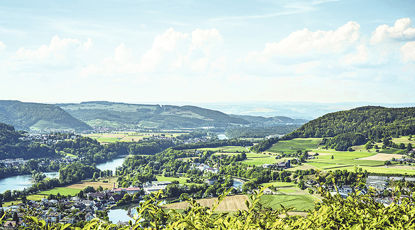 Paisaje de Gebenstorfer Horn canton de Aargau