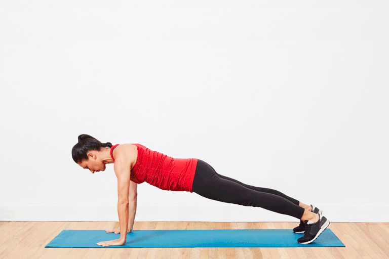 ¿Quieres trabajar cuerpo y mente? ¡Practica pilates en casa! 6 Verywell 42 3498282 Pushup01 1596 5994a0f8519de20010b3bdd3