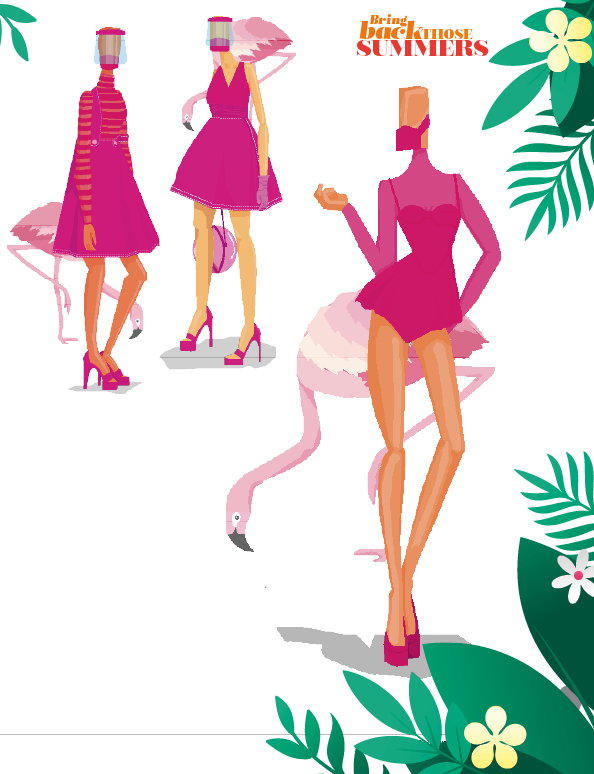 Bring back those summers, la moda ha cambiado y las ilustraciones cobran vida… 2 Reportaje4551