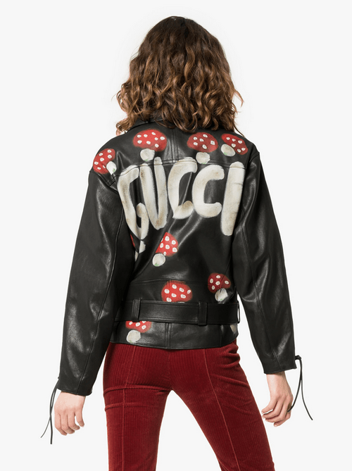 Chaqueta pintada a mano, Gucci.