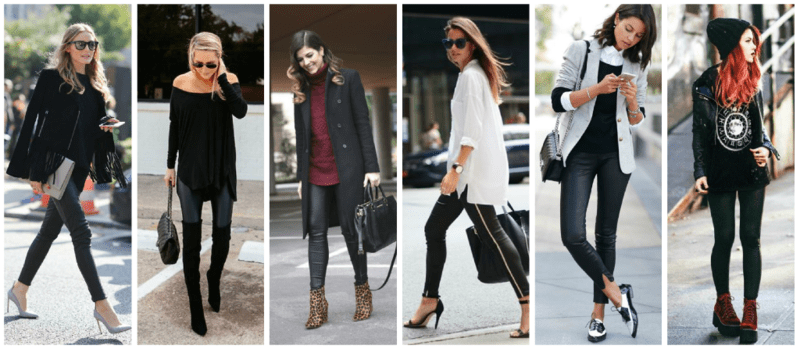 Las camisas de papá o blusas oversize, ¿cómo puedes llevarlas? 8 content leggings zapatos