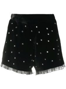 2. Short de terciopelo con cristales Philosophy Di Lorenzo Serafini