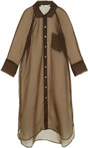 3. Camisa larga organza Zara.