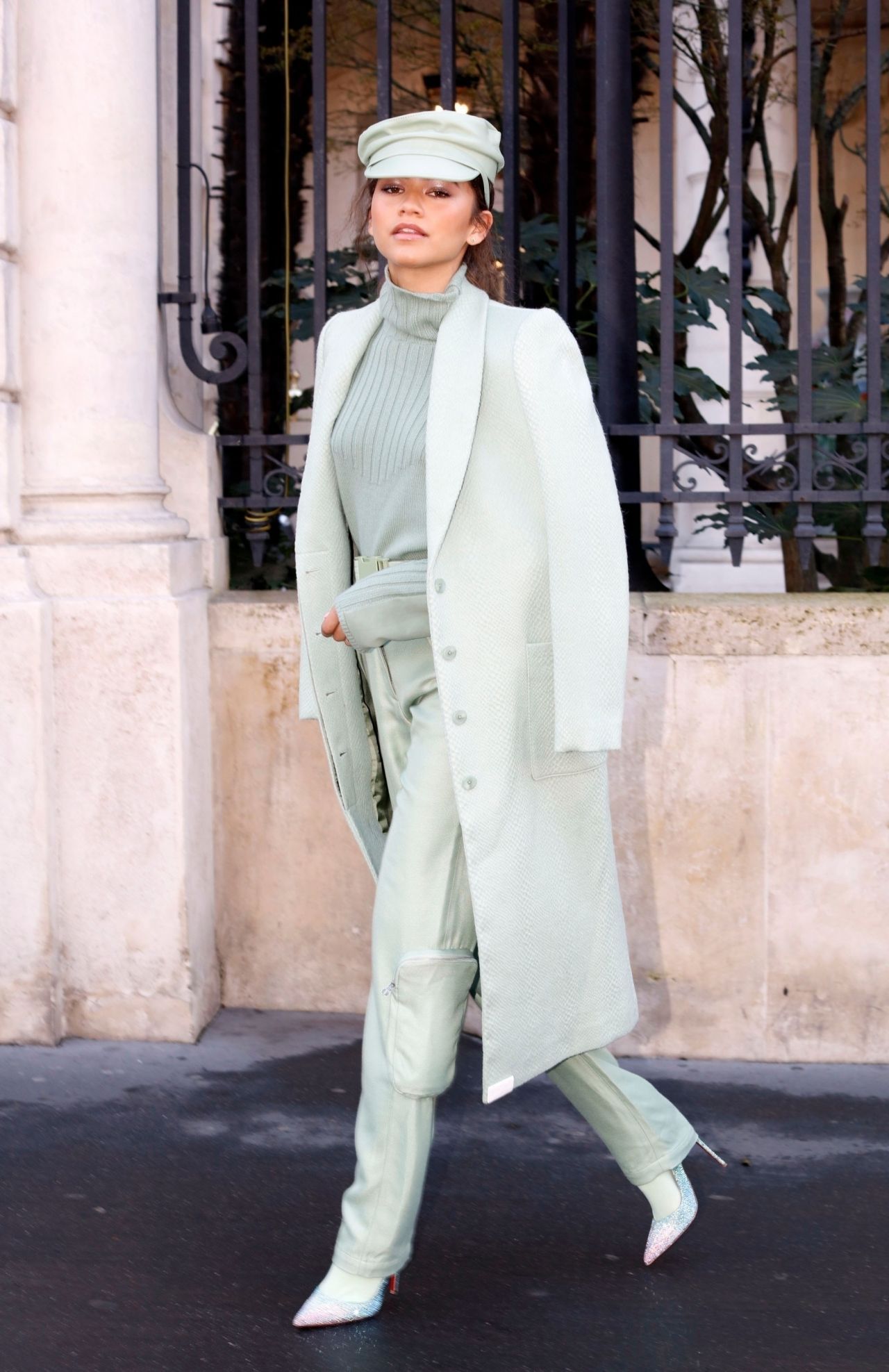 zendaya coleman style and fashion leaving her hotel in paris 02 27 2019 6 1