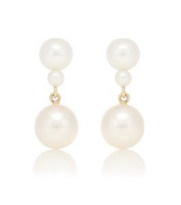 Giudecca 14kt gold earrings with pearlsP00474620