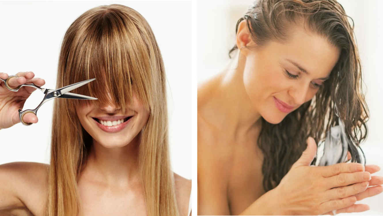 cabello con puntas abiertas