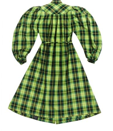 green dress
