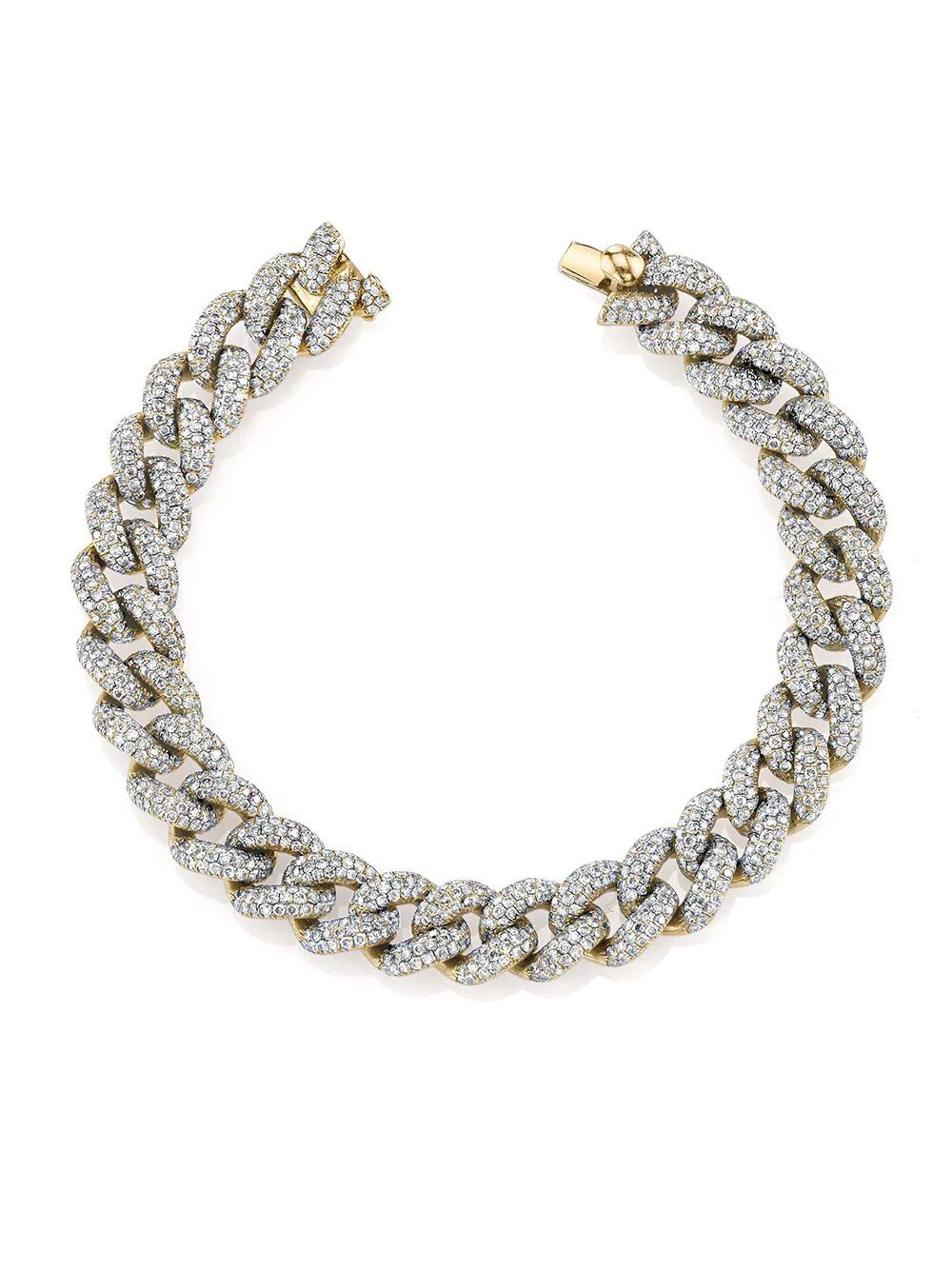 pulsera Essential en oro amarillo de 18kt con diamantes en pavéShay16062678 31168629 1000