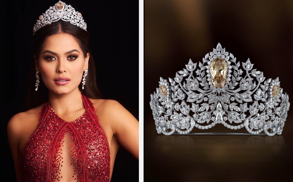 corona diamantes andrea meza coronarse
