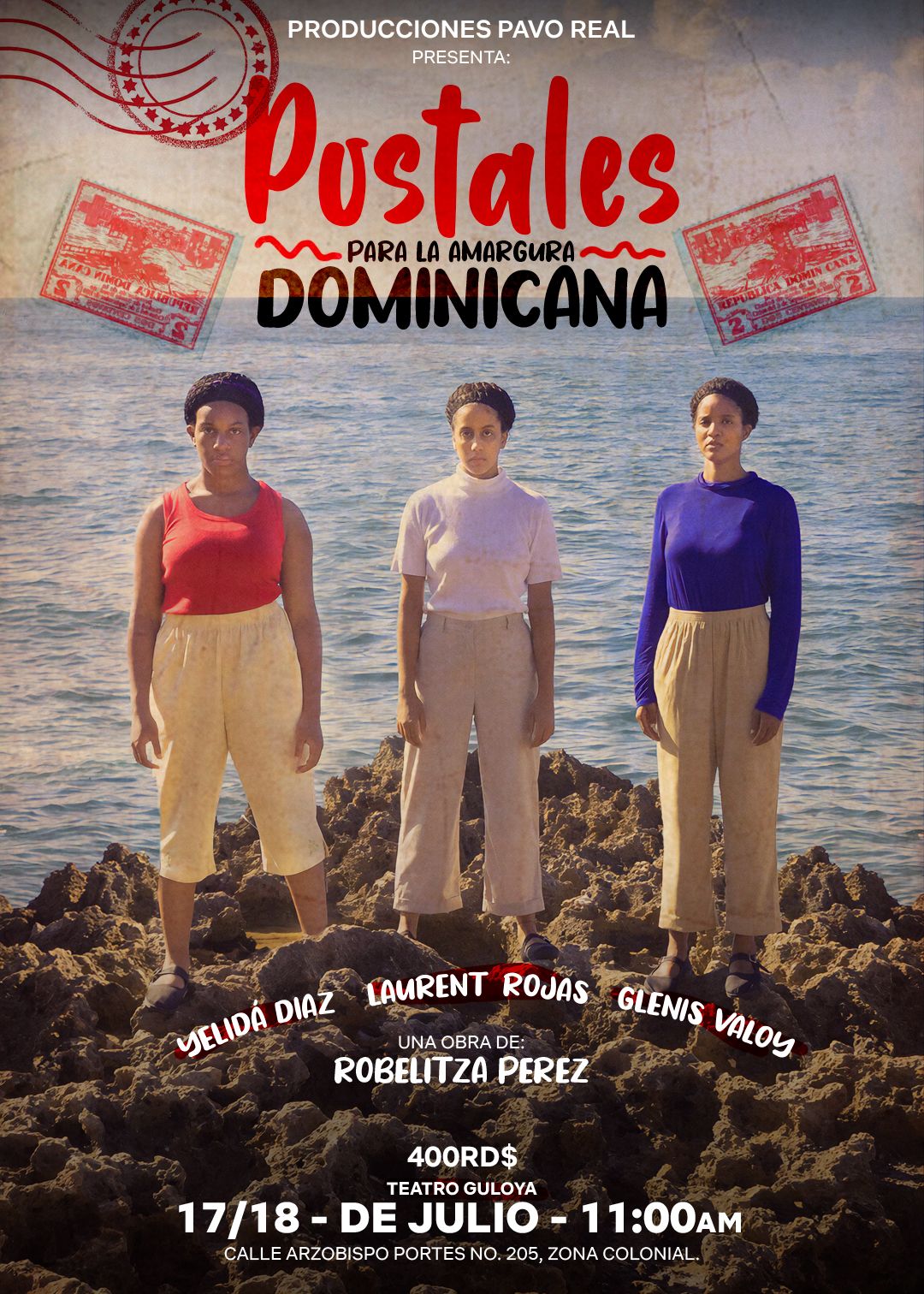 POSTALES para la AMARGURA DOMINICANA AFICHE OFICIAL 1