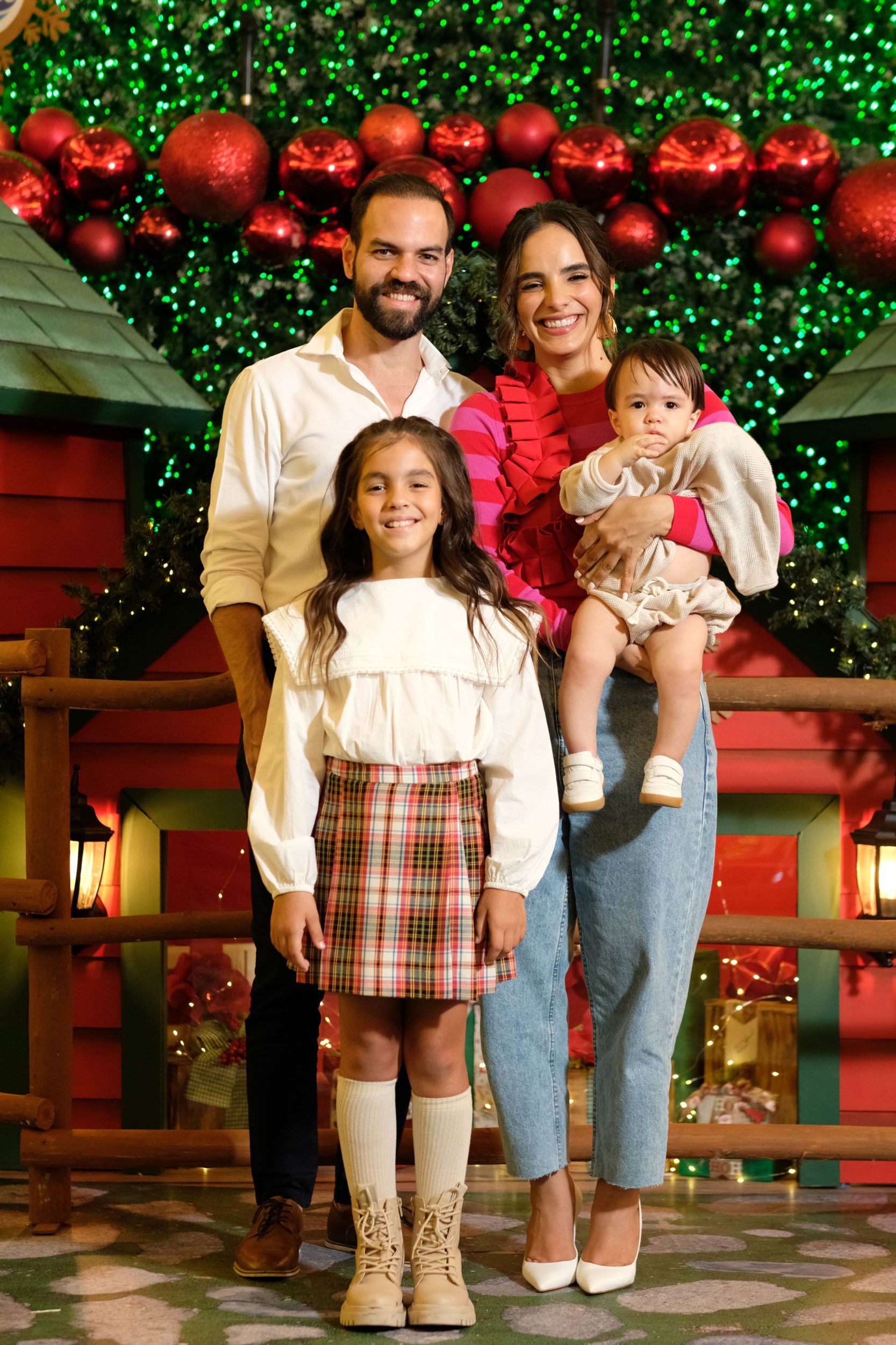 Glency Feliz y su familia