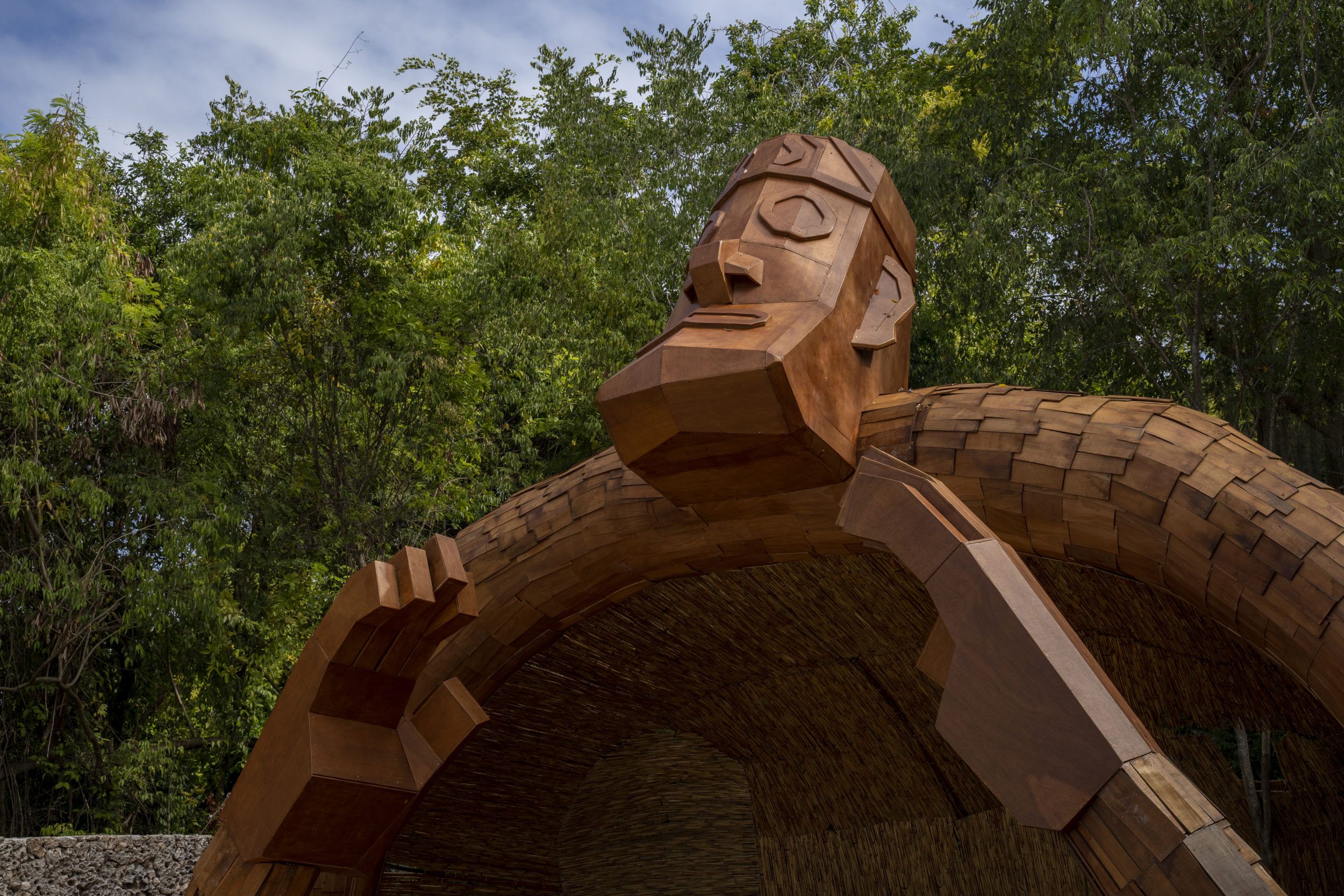 Esta es la nueva obra de arte en la Reserva Ecológica Ojos Indígenas 2 A7300019