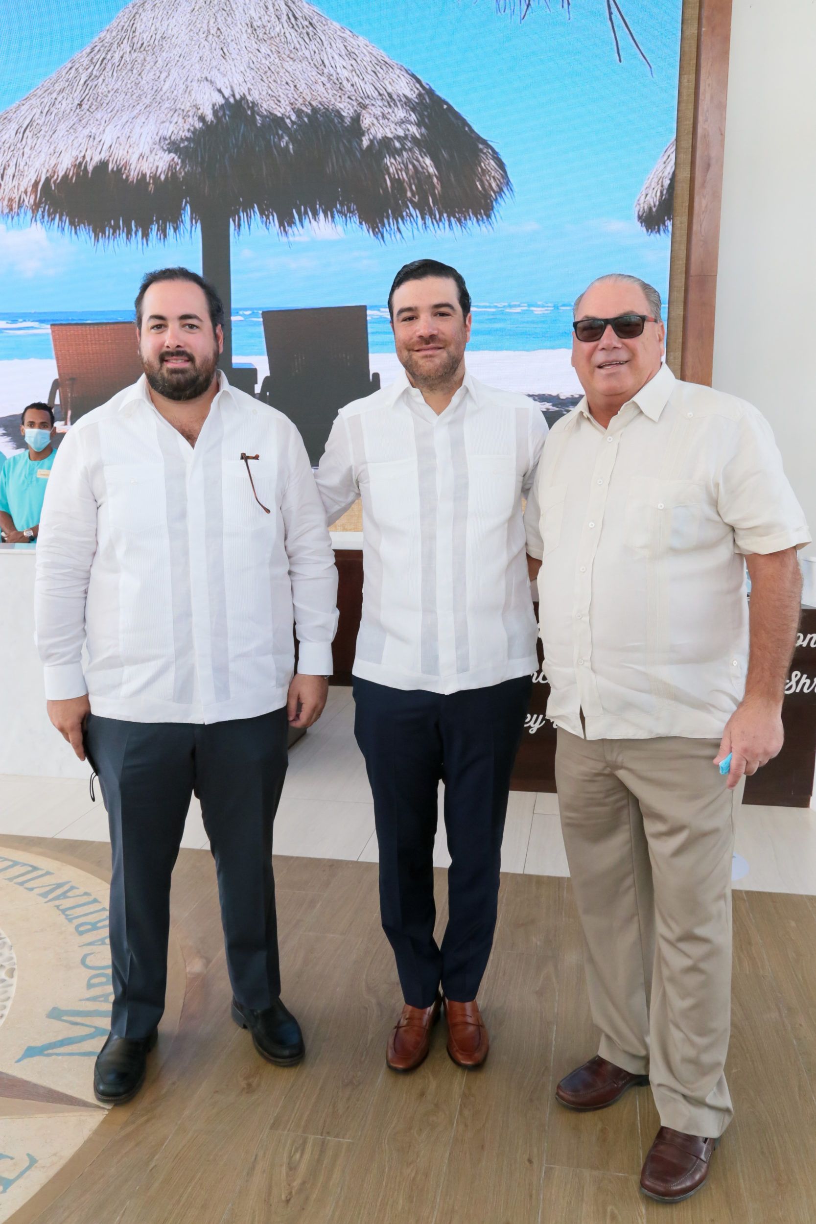 Azor Hazoury Juan Rafael Llaneza y Ricardo Hazoury