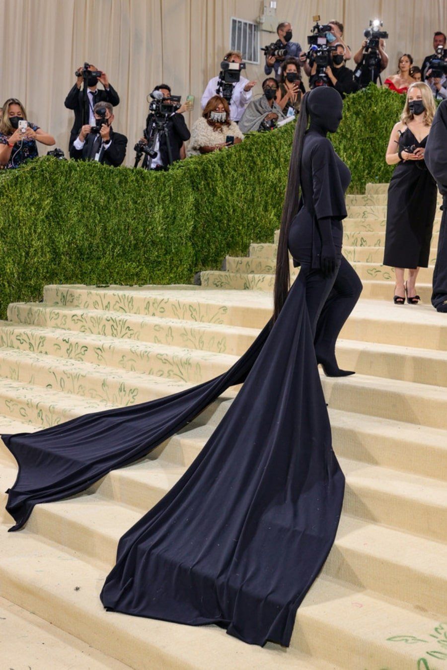 Kim Kardashian y su look en la Met Gala 2021