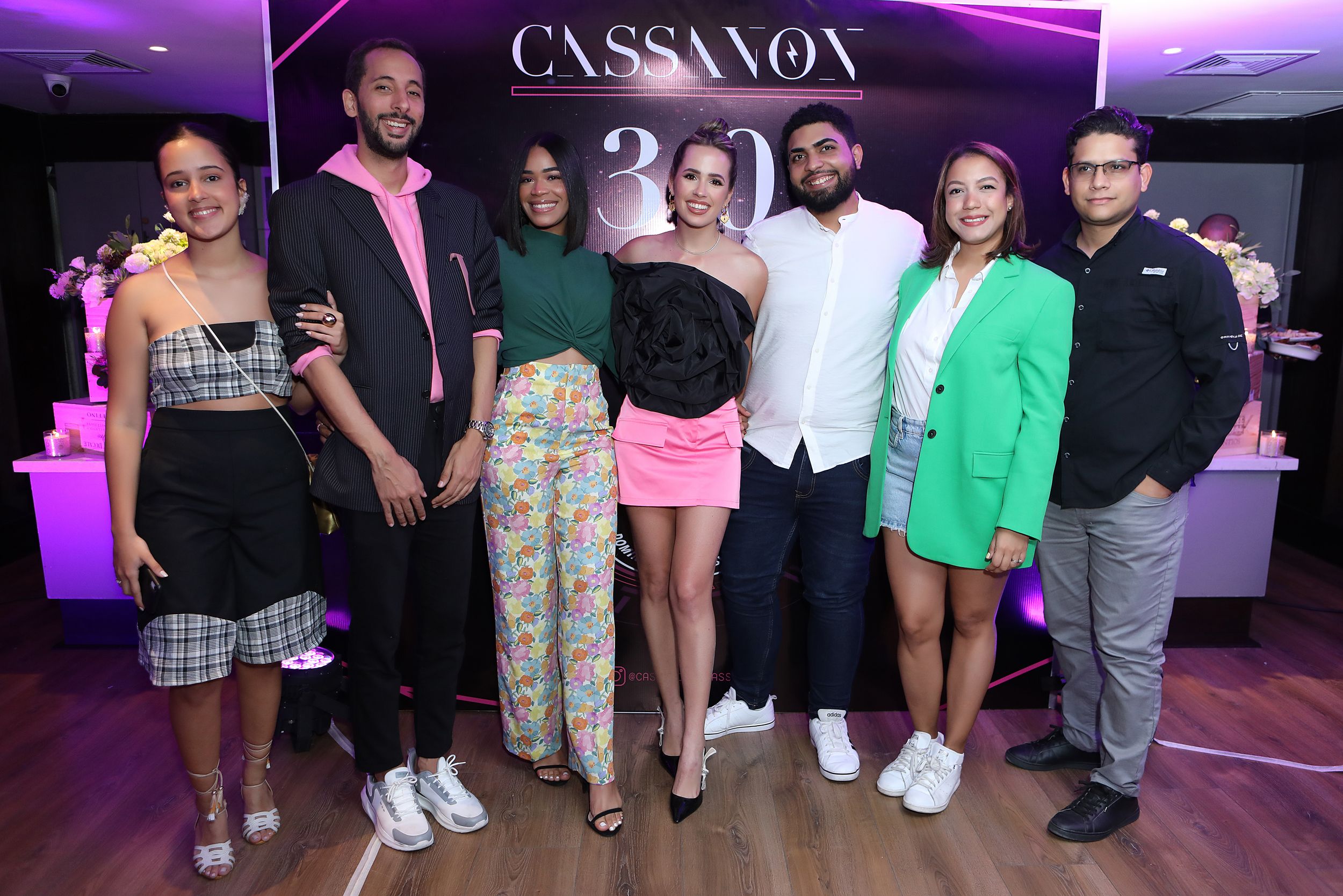Sophia Sanabria Miguel Asjana Nashly Arias Danielle Barkhausen Héctor Almanzar Venus Mota y Enmanuel Castillo