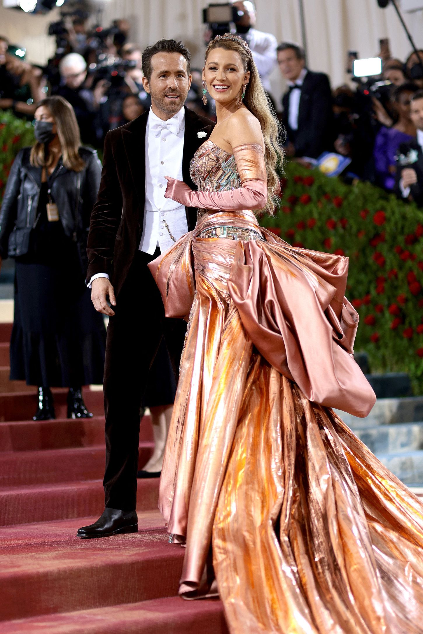 La simbología de los vestidos en la Met Gala 2022: la moda vintage fue la triunfadora 8 1253734ryan reynolds y blake livelyjpg