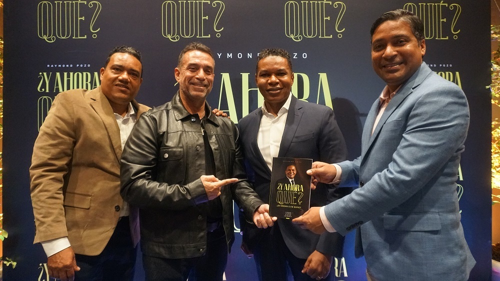 Raymond Pozo plasma sus vivencias en su primer libro “¿Y ahora qué?, ¿En broma o en serio?” 2 Miguel Cespedes Archie Lopez Raymond Pozo Angel Laureano
