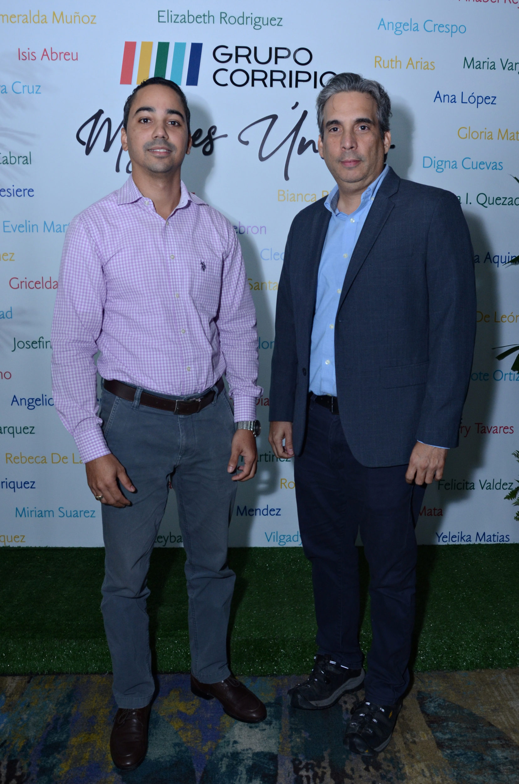 Grupo Corripio otorga reconocimiento a diez “Mujeres Únicas” por sus virtudes, trascendencia y trayectoria laboral 4 3. Franjamin Marte y Horacio Guzman