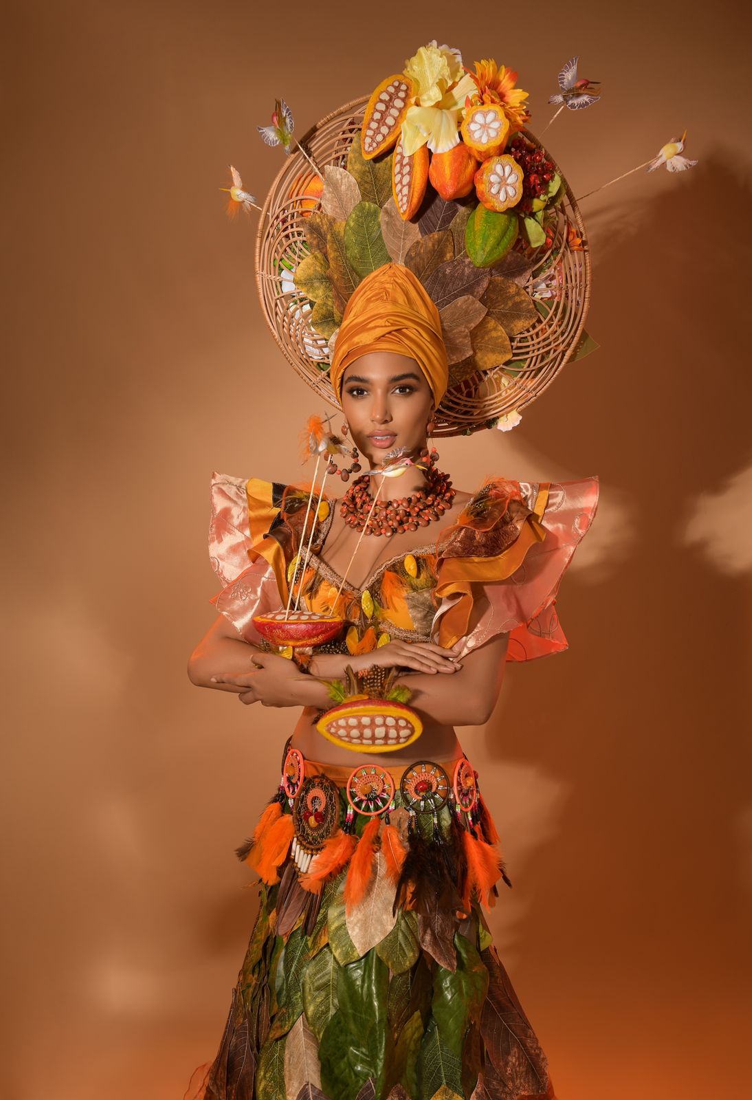 Ella es la dominicana nos representará en Tokio 1 Celine Traje Tipico I