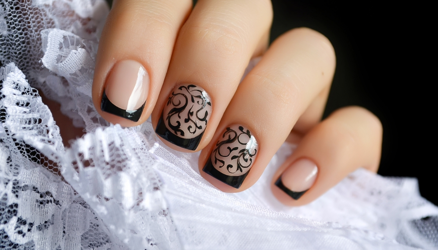 lace nails encaje unas nail art