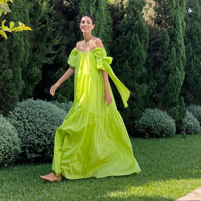 sassa de osma vestido largo verde lima verano 1650277526
