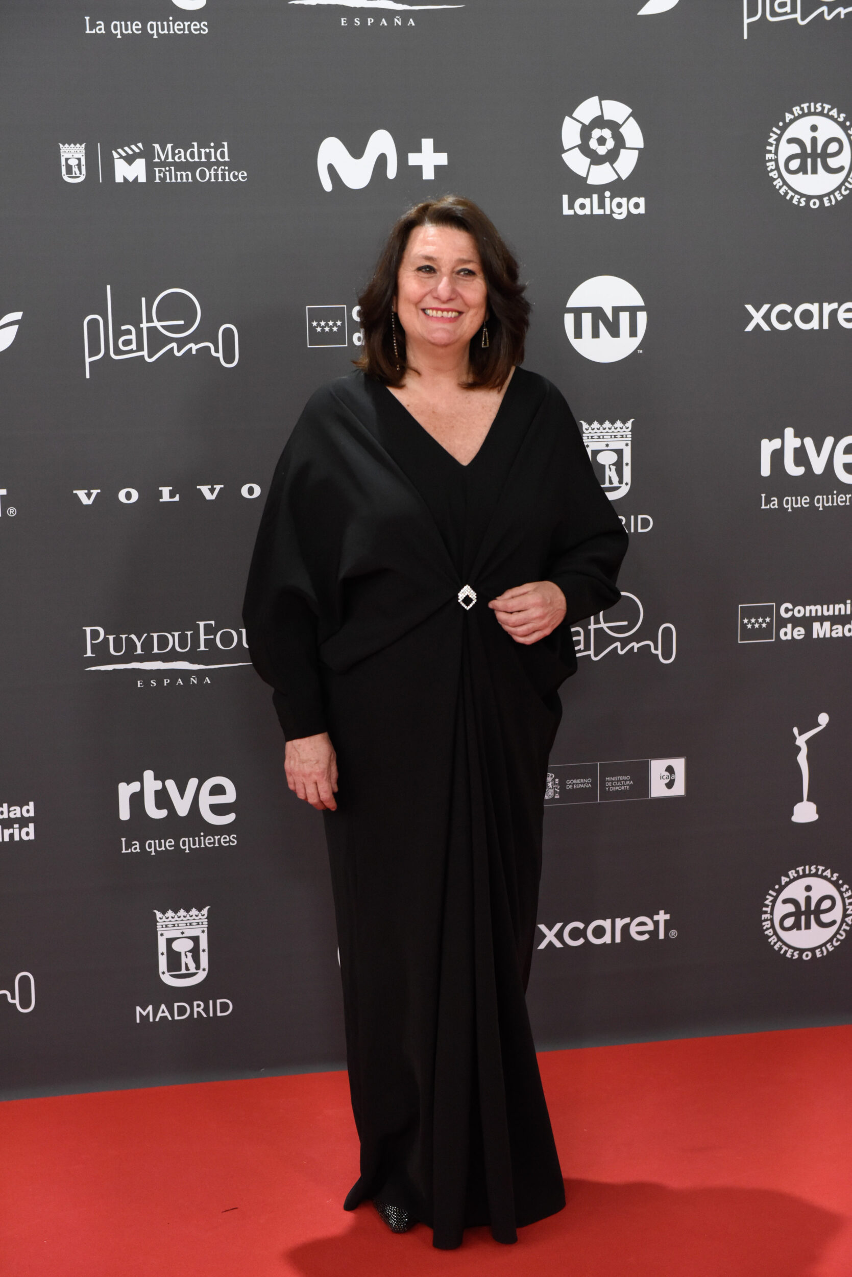 ¿Quiénes desfilaron en la alfombra roja de los Premios Platino? 1 Adelfa Calvo 1