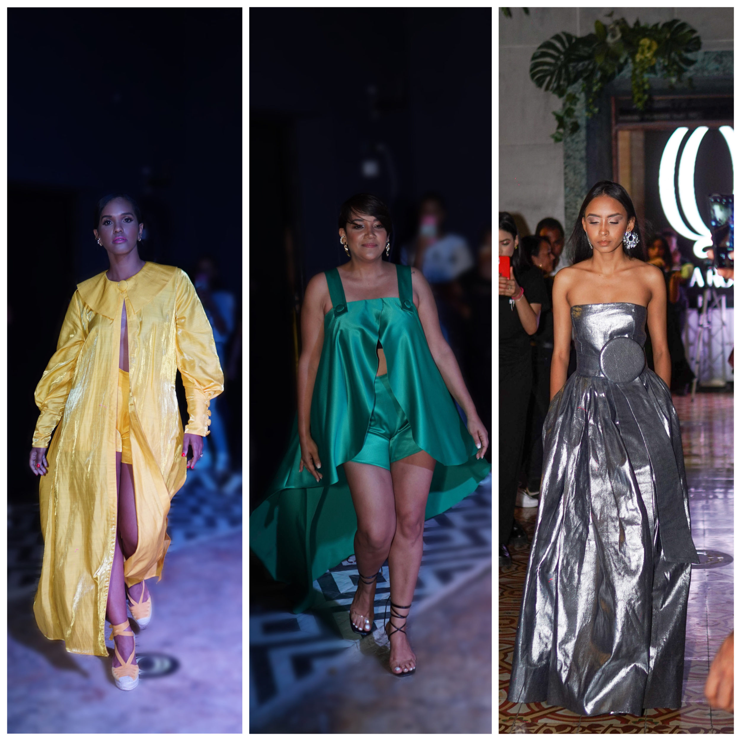 O. Q. Lucía Roque lanza nueva línea de moda, Yrenes Collection 1 Collage de desfile1