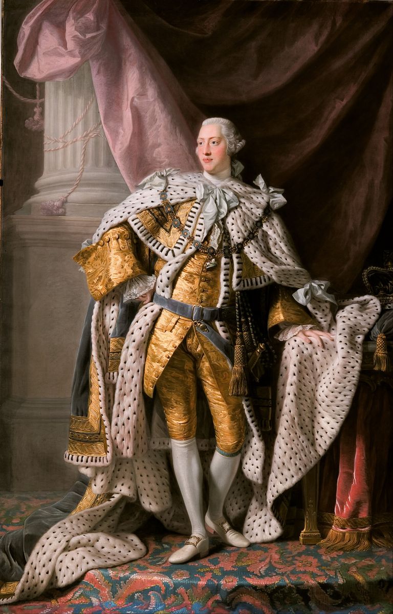 La reina Carlota, la historia real que inspiró la miniserie derivada de Bridgerton 5 allan ramsay king george iii in coronation robes google art project 6458c34b58125 1