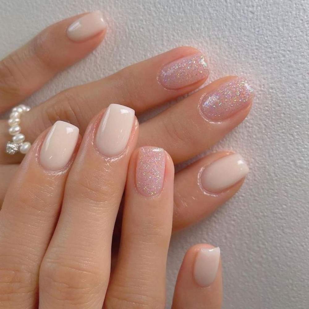 Inspírate con estos diseños para uñas cortas 23 nude