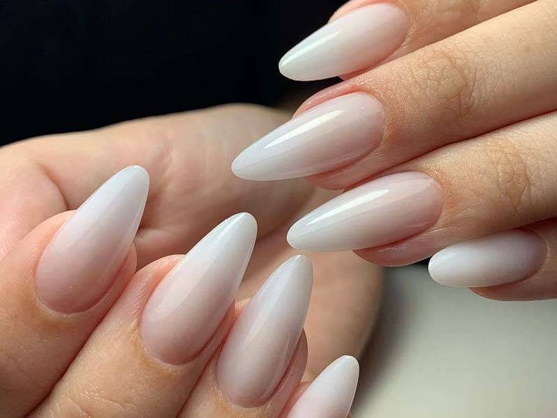 Milky nails