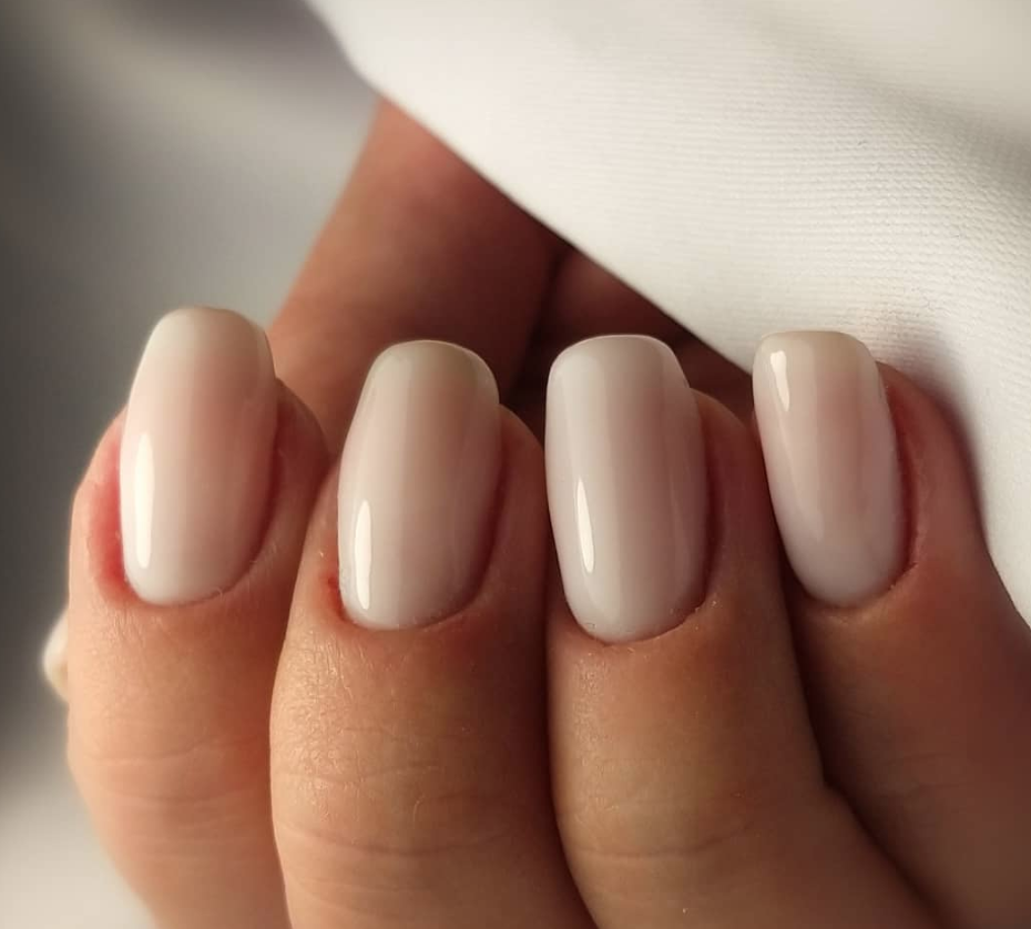 Milky nails
