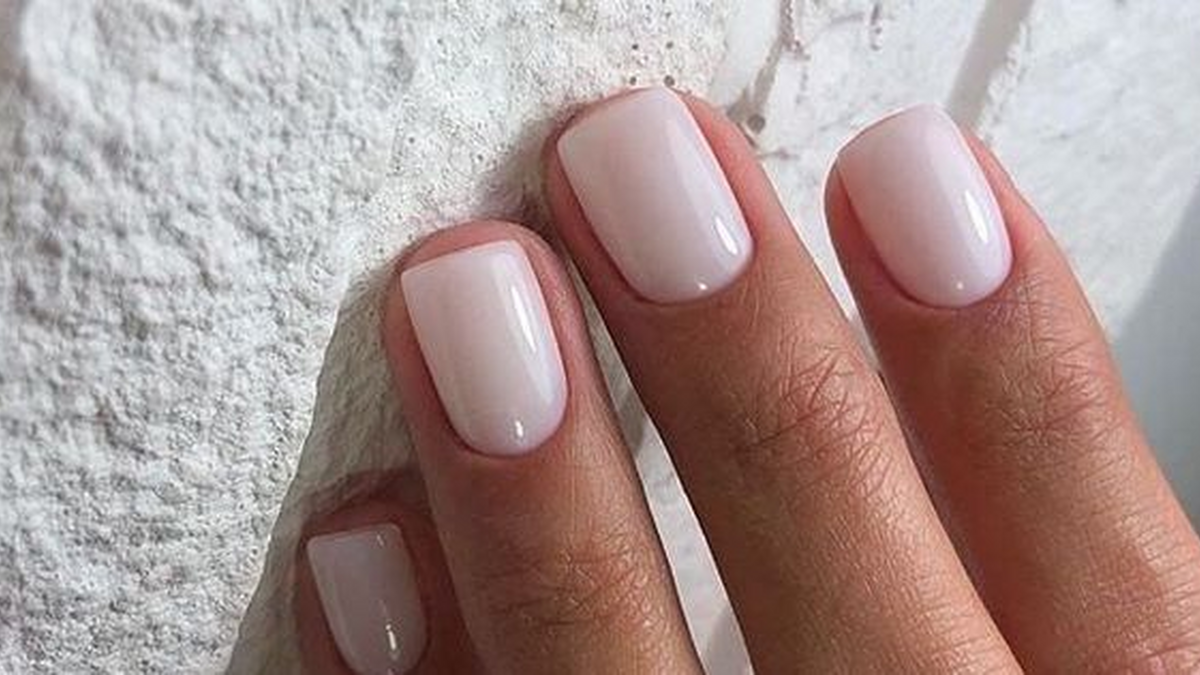 Milky nails