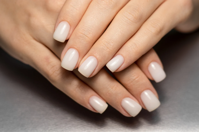 Milky nails