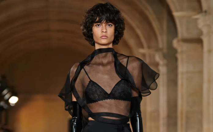 Vestido transparente