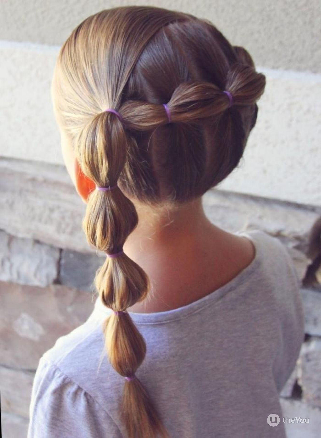 Regreso a clases: opciones de peinados fáciles 16 with long hair bubble braid for girls water