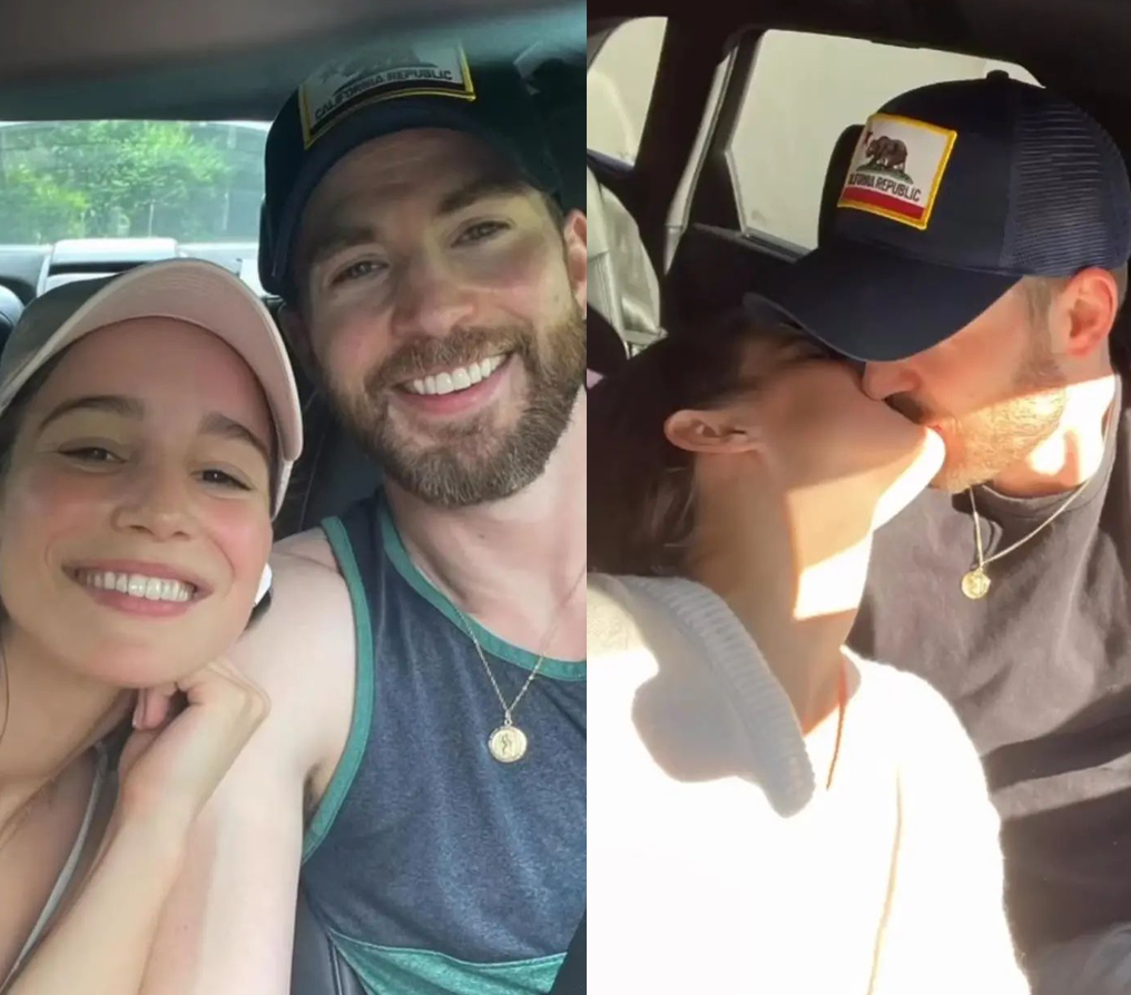 Cómo fue la boda secreta de Chris Evans y Alba Baptista 1 Chris