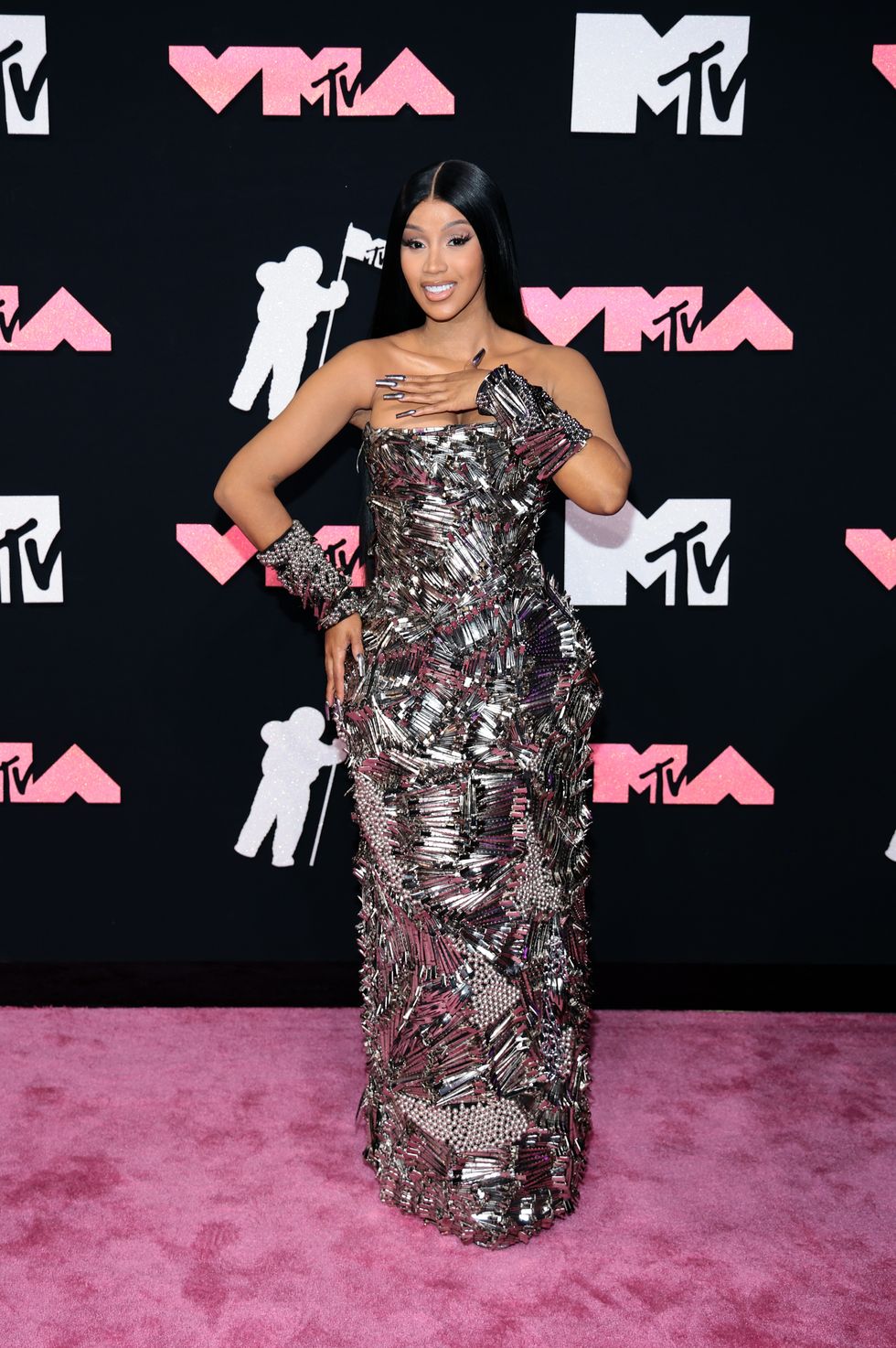 cardi b attends the 2023 mtv video music awards at the news photo 1694558521