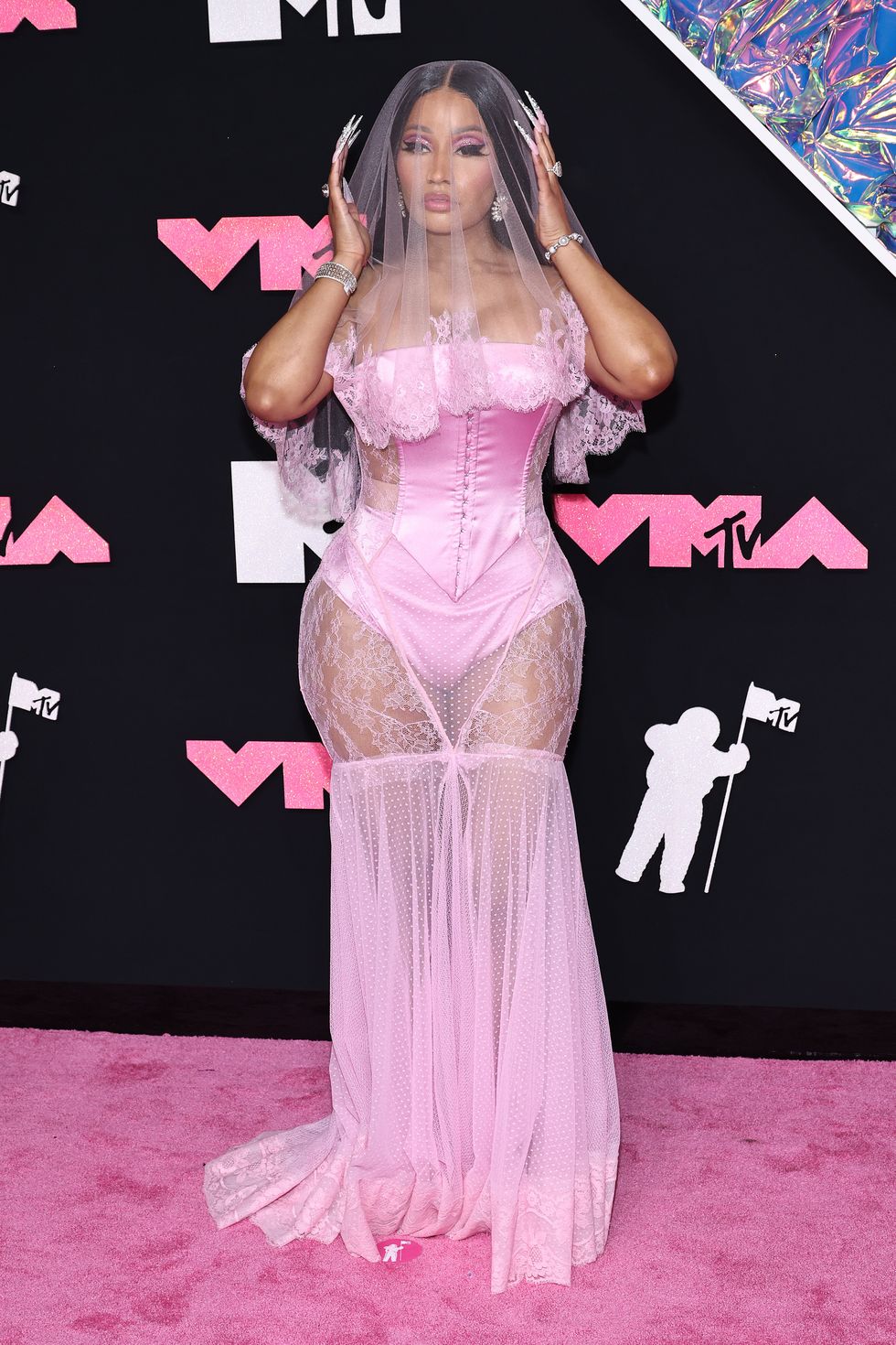 nicki minaj attends the 2023 mtv video music awards at the news photo 1694563309