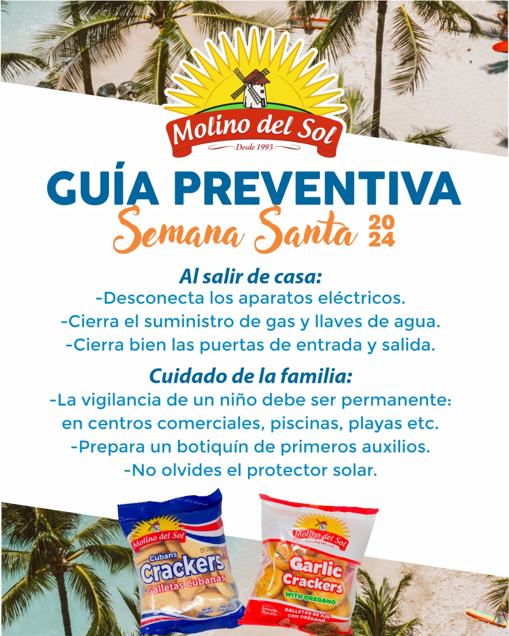 Molino del Sol presenta por 4to. año su Guía de consejos preventivos en Semana Santa 1 WhatsApp Image 2024 03 25 at 8.59.12 AM