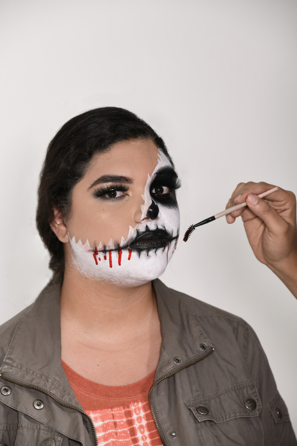 Transformaciones de Halloween: Maquillaje a dos caras paso a paso 24 DSC8682 copy