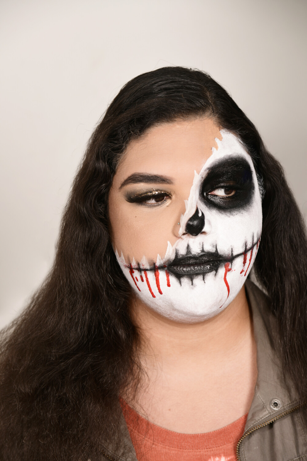 Transformaciones de Halloween: Maquillaje a dos caras paso a paso 25 DSC8686 copy