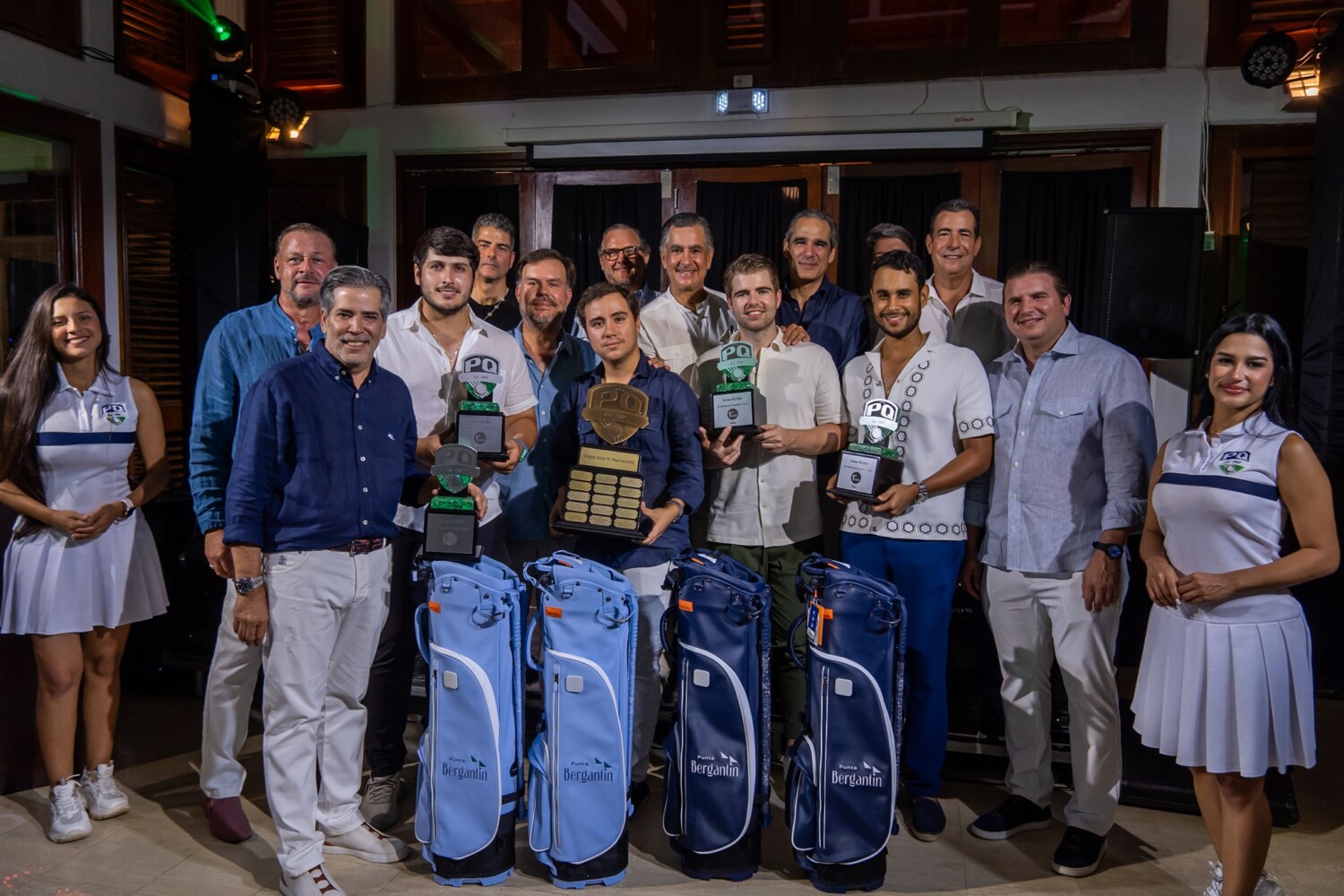 La Asociación PQ celebró su 20avo. Torneo de Golf 6 Ganadores PQ 2024 Anibal Salado Manuel Gonzalez Rodrigo Gonzalez y Jose Mella Barjan