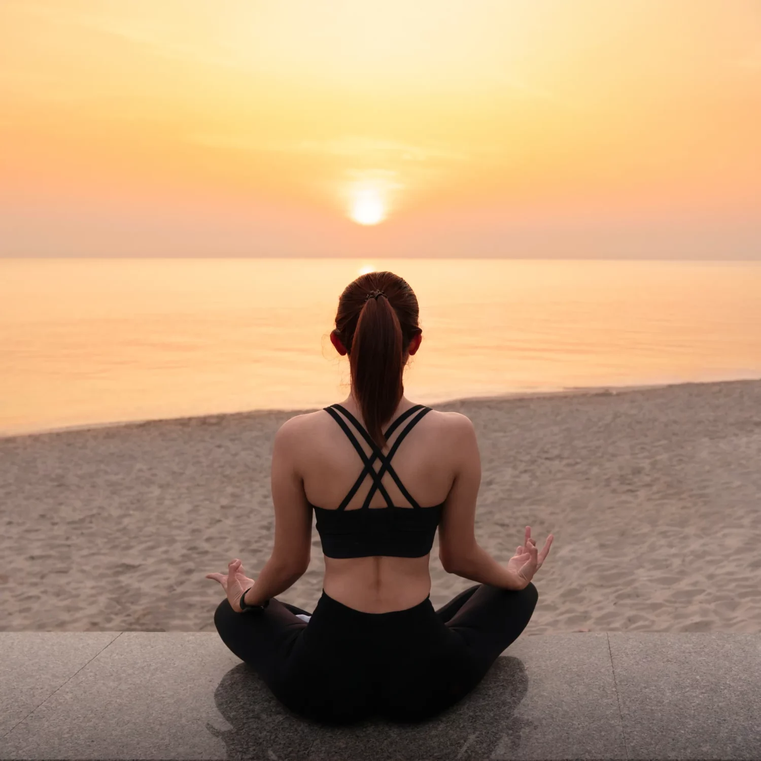 Meditacion atardecer
