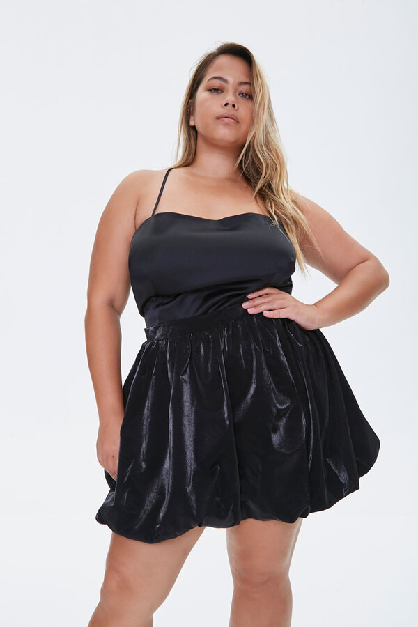 Glamour y volumen en este 2025: vuelven las faldas Bubble 18 plus size mini bubble skirt