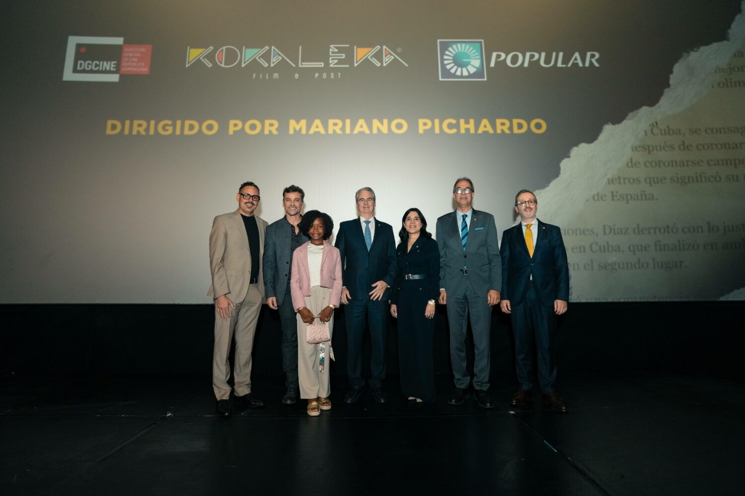 Mariano Pichardo Federico Ozores Mariela Valdeznina Rene Grullon Mariel Bera Jose Marmol y Esteban Martinez