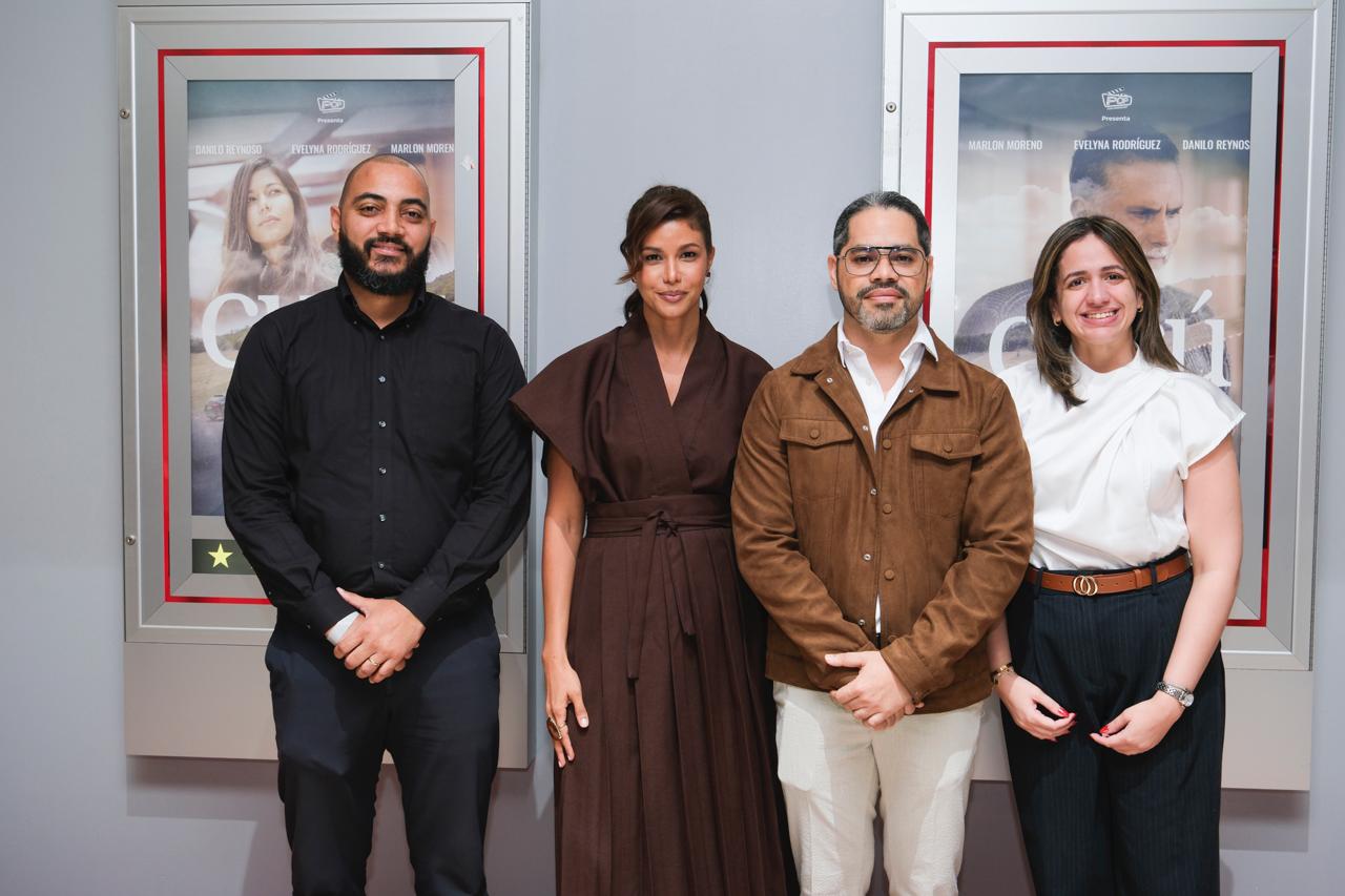 Estrenan “Cucú” en Festival de Cine Hecho en RD 2 Danilo Reynoso y Evelyna Rodriguez junto a representantes DGCine 1