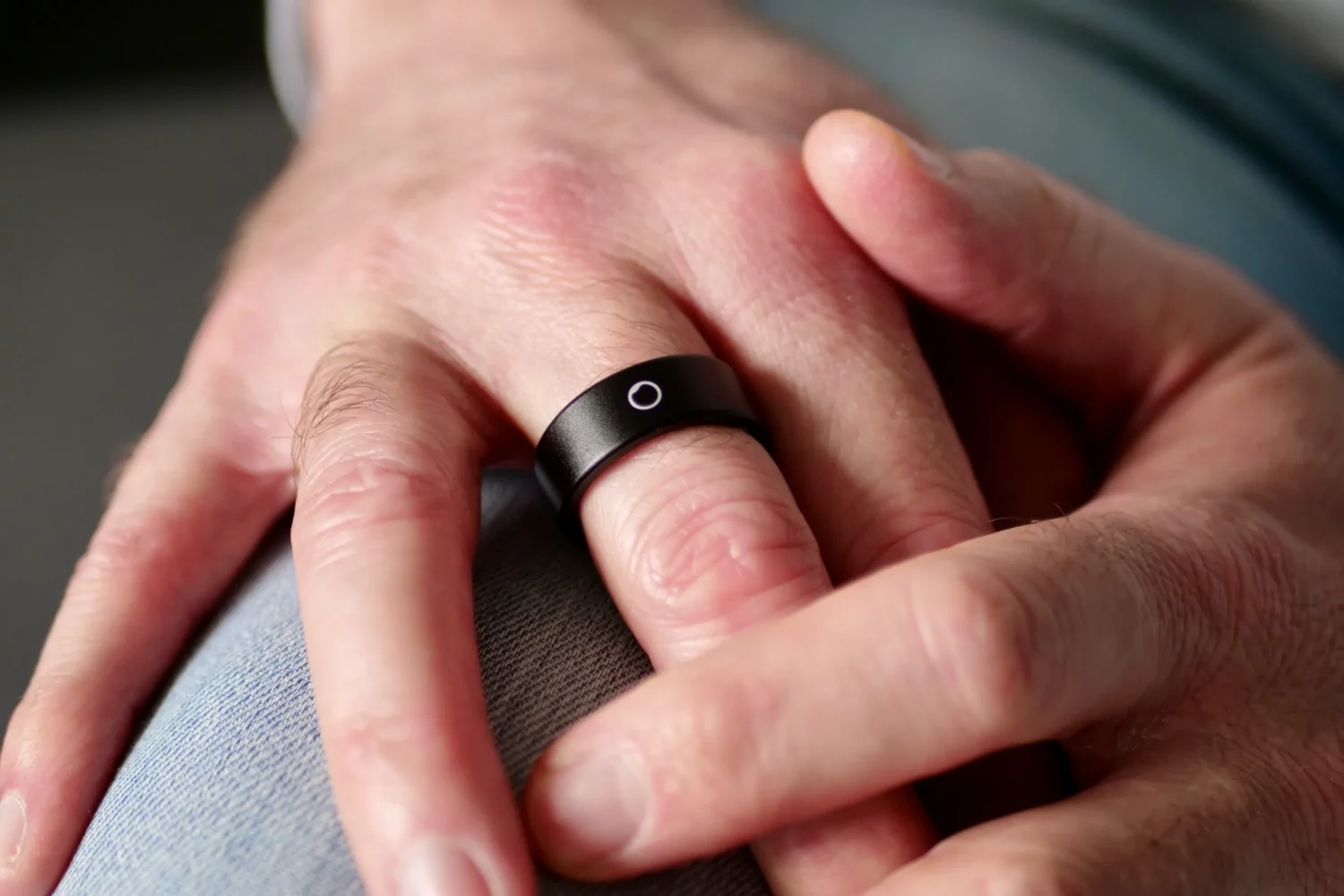 circular ring slim top finger