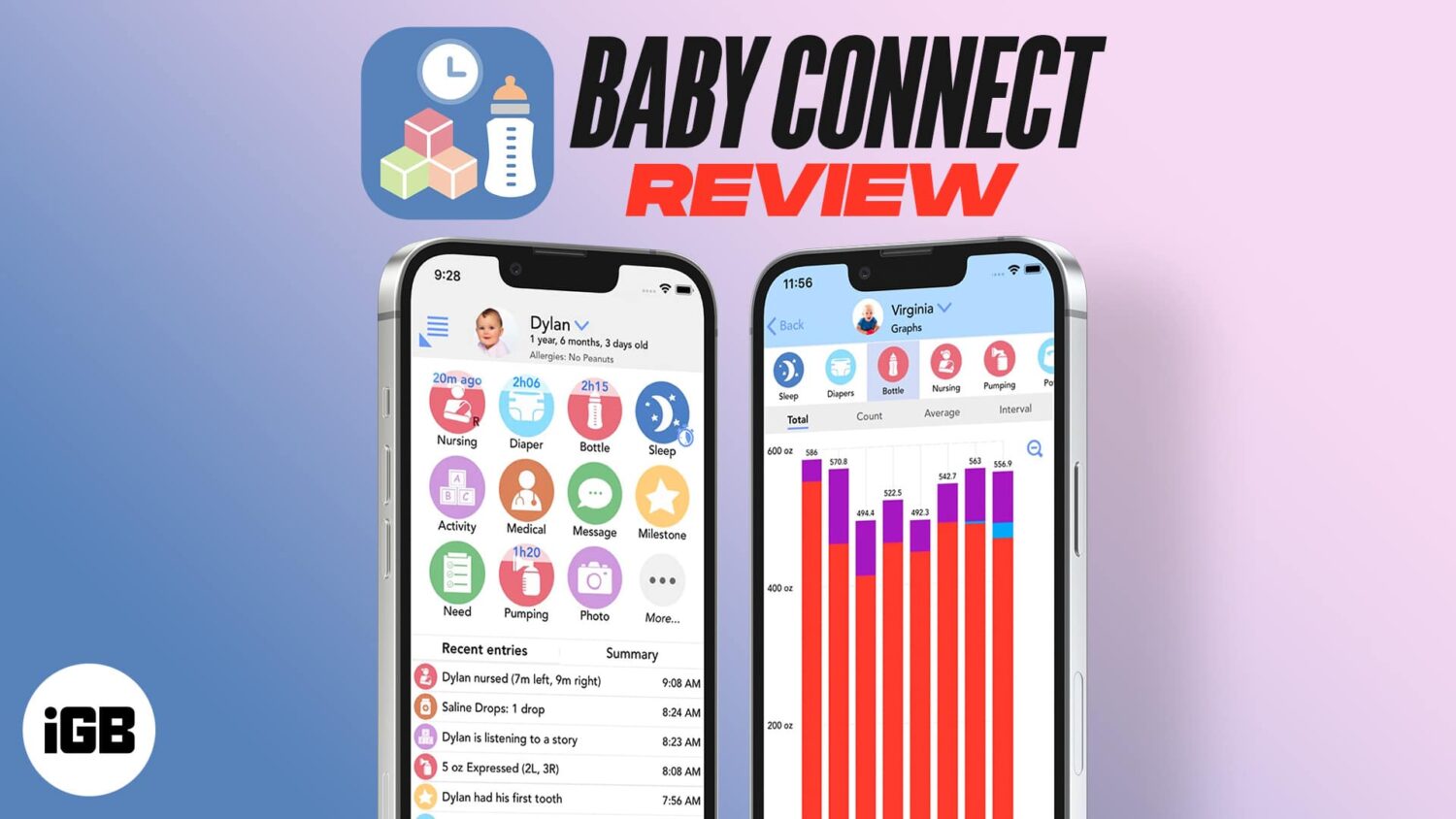6 Apps para que Mamá se organice como una Pro 4 Baby Connect review