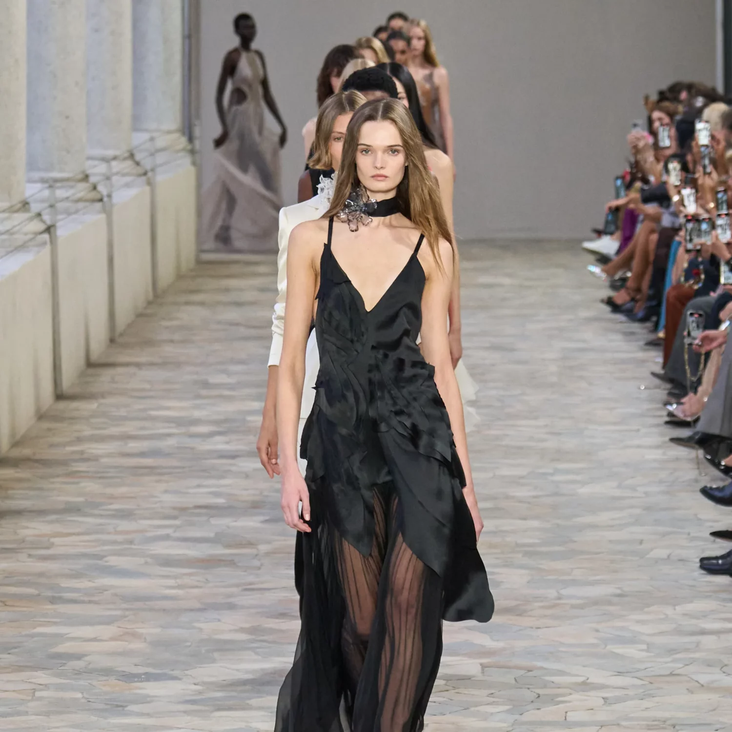 Vestido transparente
