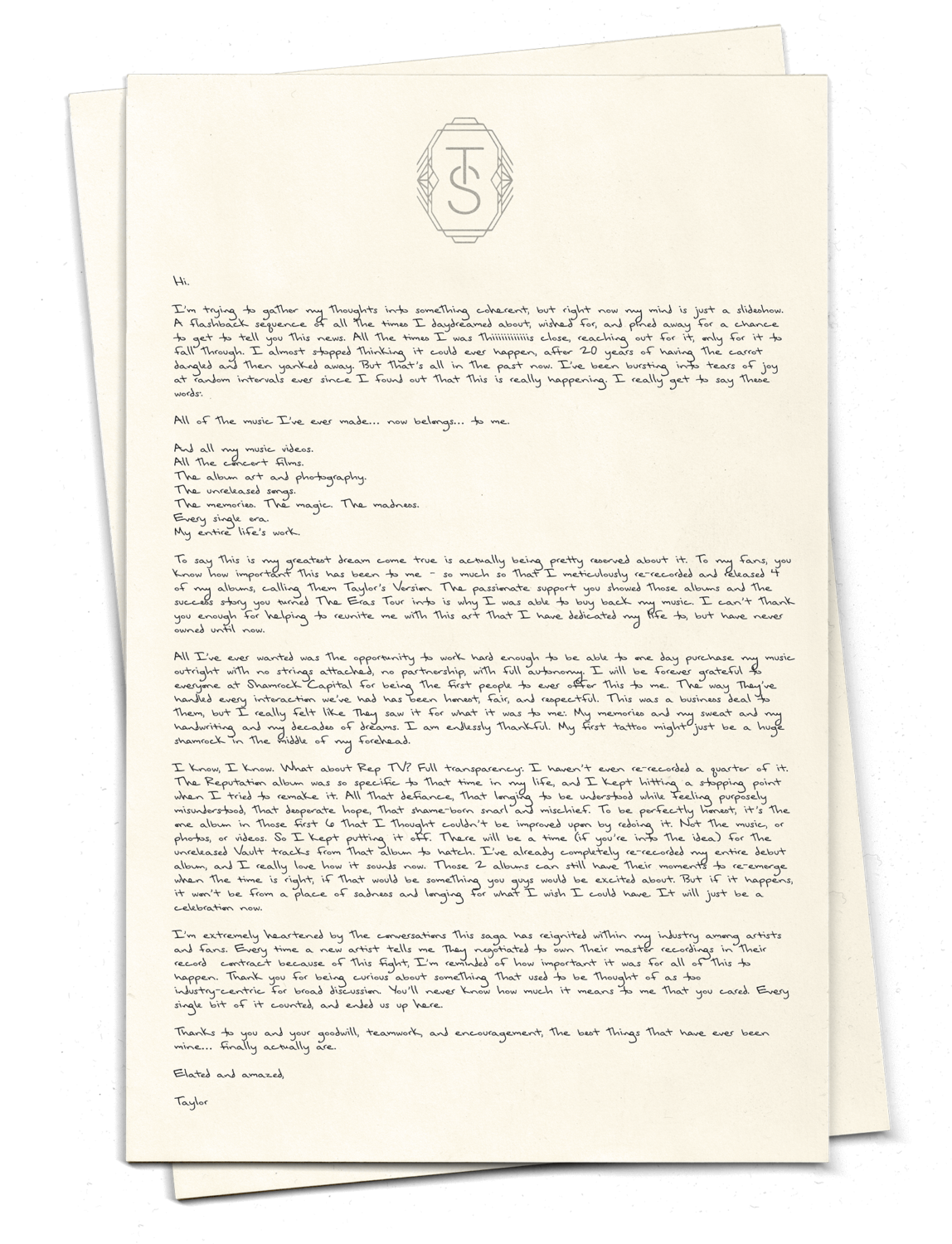 new letter